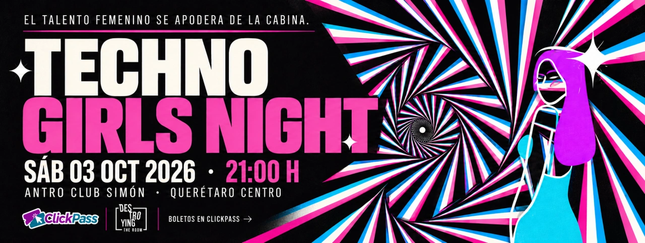 Cartel de TECHNO GIRLS NIGHT